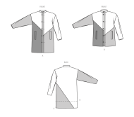 quilted jackets paper sewing pattern knowme 2058 diy...