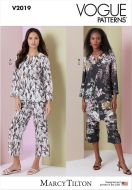 Vogue 2019 Sewing pattern Comfort combo by Marcy Tilton