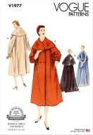 Vogue 1977 Sewing pattern Vintage coat from the 1950s