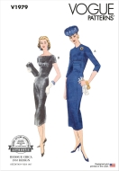 Schnittmuster figurbetonendes Vintagekleid 50er Jahre...
