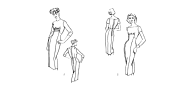 Schnittmuster figurbetonendes Vintagekleid 50er Jahre...