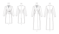 Vogue 1990 Sewing pattern Misses coat