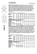 Schnittmuster elegantes Wickelkleid von Diane von Fürstenberg Vogue 2000 Gr. 32-50