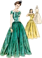 Vogue 2001 Sewing pattern Evening gown from the 1940s