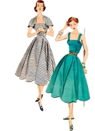 Schnittmuster hübsches Vintagekleid 50er Jahre Vogue...