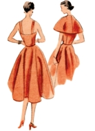 Vogue 2002 Sewing pattern Vintage dress from the 1950s