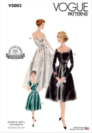 vintage fashion for women sewing pattern vogue 2003 average to sew