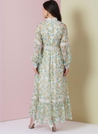 Schnittmuster romantisches Stufenkleid Vogue 2004 Gr. 34-52