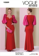 dresses for women sewing pattern vogue 2009 advanced to sew