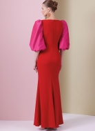 Sewing pattern Evening gown by Badgley Mischka Vogue 2009
