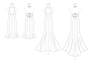 Vogue 2010 Sewing pattern Halter neck dress