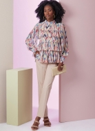 wird aussortiert: Schnittmuster verspieltes Blusenshirt Vogue 2011 Gr. 34-52