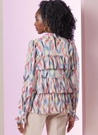 wird aussortiert: Schnittmuster verspieltes Blusenshirt Vogue 2011 Gr. 34-52