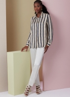 Schnittmuster klassische Damenbluse Vogue 2012 Gr. 32-50