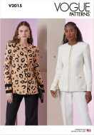 Jacken Schnittmuster Vogue 2015 mittel zu nähen