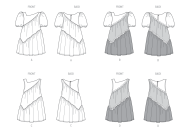 sewing-pattern-girls-dress-butterick-6988-with-sewing-ins...