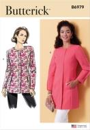 Jacken Schnittmuster Butterick 6979 mittel zu nähen