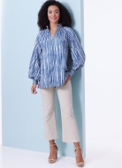 Sewing pattern Misses blouse with stand-up collar Butterick 6982