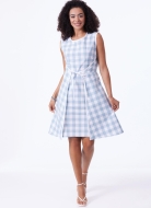 Schnittmuster einfaches Retro Kleid 70er Jahre Butterick 6985 Gr. 34-52