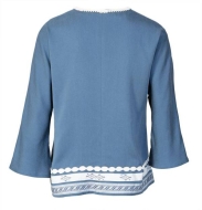 Sewing pattern Tunic shirt with V-neck Burda 5776
