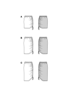 ungewöhnlicher Rock Schnittmuster Burda 5811 DIY zum...