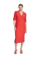 Schnittmuster figurbetonendes Damenkleid mit Tailleneinsatz Burda 5820 Gr. 36-48