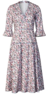 Schnittmuster figurbetonendes Damenkleid mit Tailleneinsatz Burda 5820 Gr. 36-48