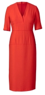 Schnittmuster figurbetonendes Damenkleid mit Tailleneinsatz Burda 5820 Gr. 36-48