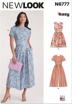 overall sewing pattern for women newlook 6777 sewing instructions