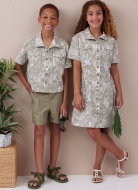 Schnittmuster geknöpfte Kinderkombination McCalls 8462 Gr. 7-14 (127-155cm)