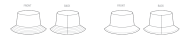practical hats paper sewing pattern mcCalls 8497 diy...