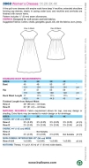 Schnittmuster aus Papier KwikSew 3868 Kleid Gr. Plussize 48-60 (Brust 114-144)
