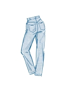 Sewing pattern misses jeans McCalls 8473
