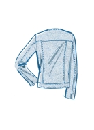 Schnittmuster moderne Jeansjacke McCalls 8474 Gr. 34-52