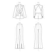 unusual combinations paper sewing pattern knowme 2065 diy...