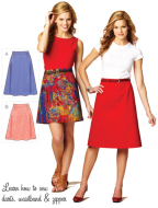kwiksew-sewing-pattern-sew-3877-skirt-xs-s-m-l-xl-4-22-30-48