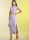 Jersey-Top Simplicity 9757 mit Stehkragen und seitlicher Raffung, ärmellos genäht