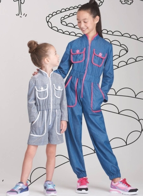 childrens-overall sewing pattern for kids simplicity 9722 sewing instructions