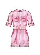 Sewing pattern Girls overall jumpsuit and dress Simplicity 9722