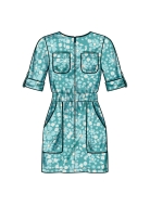 Sewing pattern Girls overall jumpsuit and dress Simplicity 9722