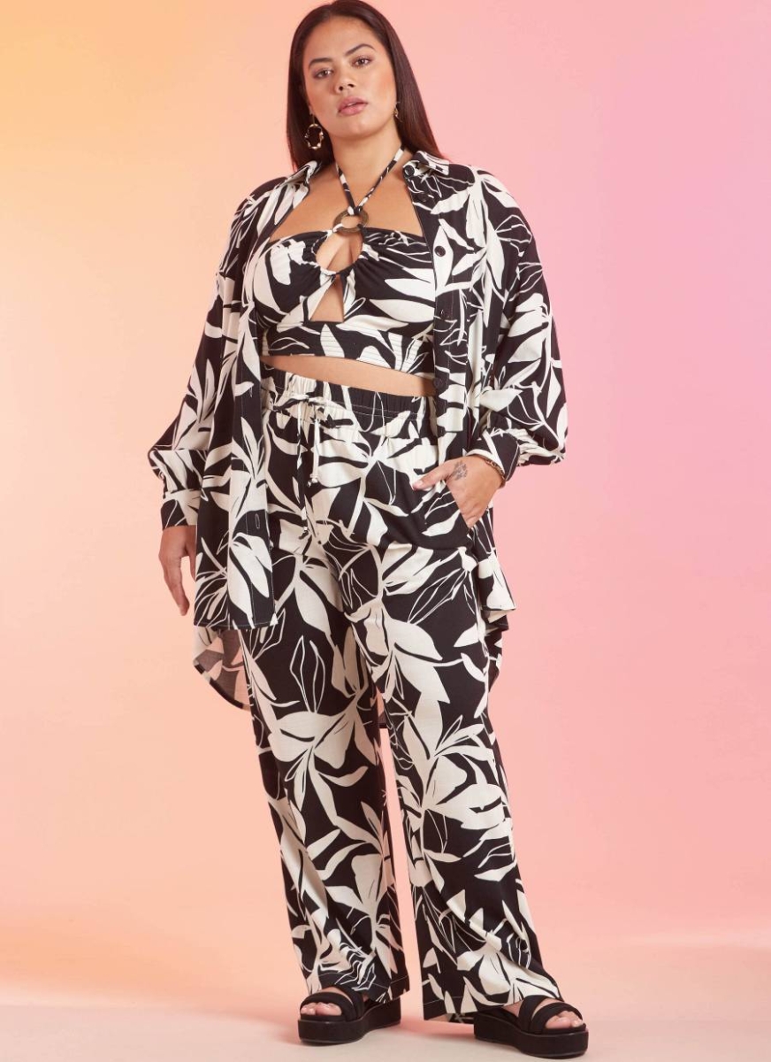 Kombination Schnittmuster für Damen Simplicity 9756 mit Nähanleitung