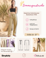 Hose Schnittmuster für Damen Simplicity 9785 mit...