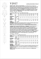 Schnittmuster elegante Damenkombi Vogue 2037 Gr. 34-52