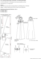 Schnittmuster langes Bustierkleid, Damenkleid pattern company 02-435 Gr. 34-48