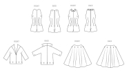 Vintage Schnittmuster Butterick 6989 mittel zu nähen