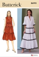 Kleider Schnittmuster Butterick 6993 einfach zu nähen