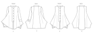 weite Bluse Schnittmuster Butterick 6995 DIY zum nähen