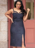 figure-hugging dresses paper sewing pattern knowme 2094...