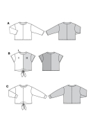 einfaches Shirt Schnittmuster Burda 5763 DIY zum nähen