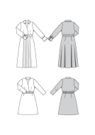 tailliertes Kleid Schnittmuster Burda 5767 DIY zum...